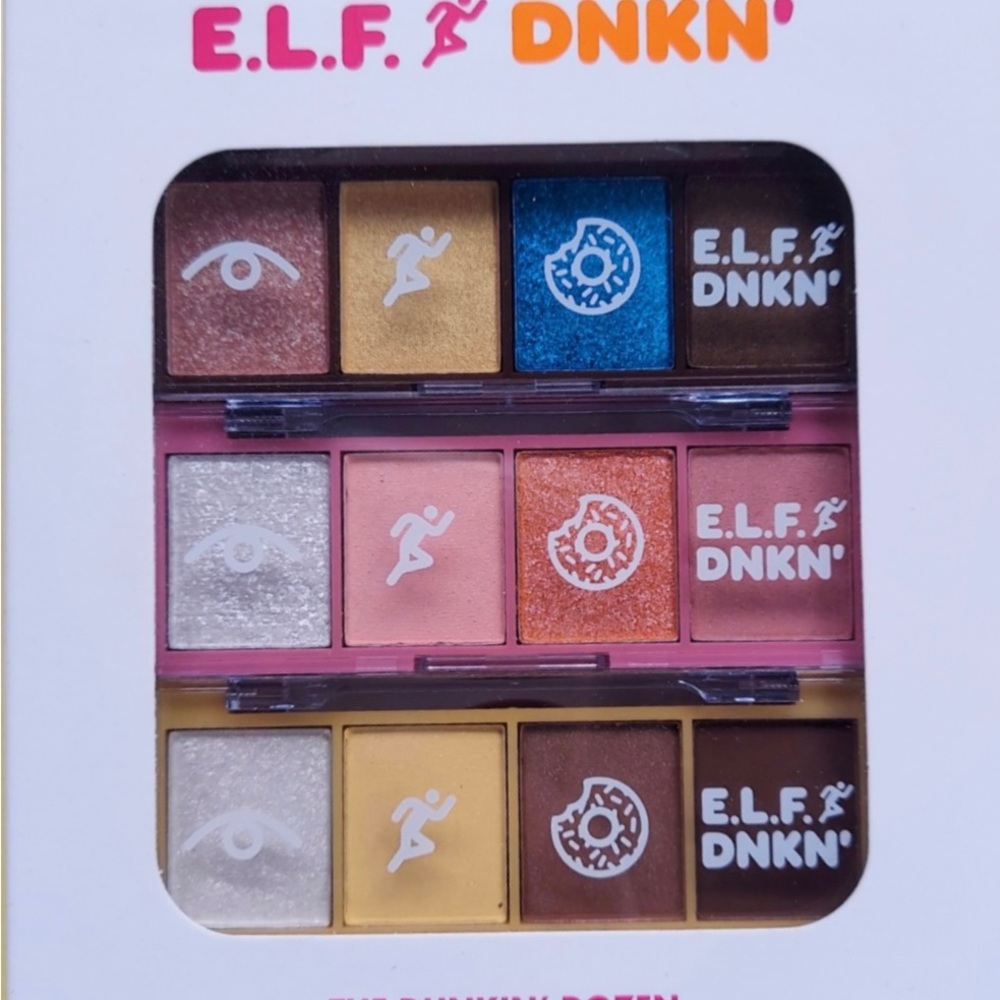 Limited Edition Elf x Dunkin eyeshadow set